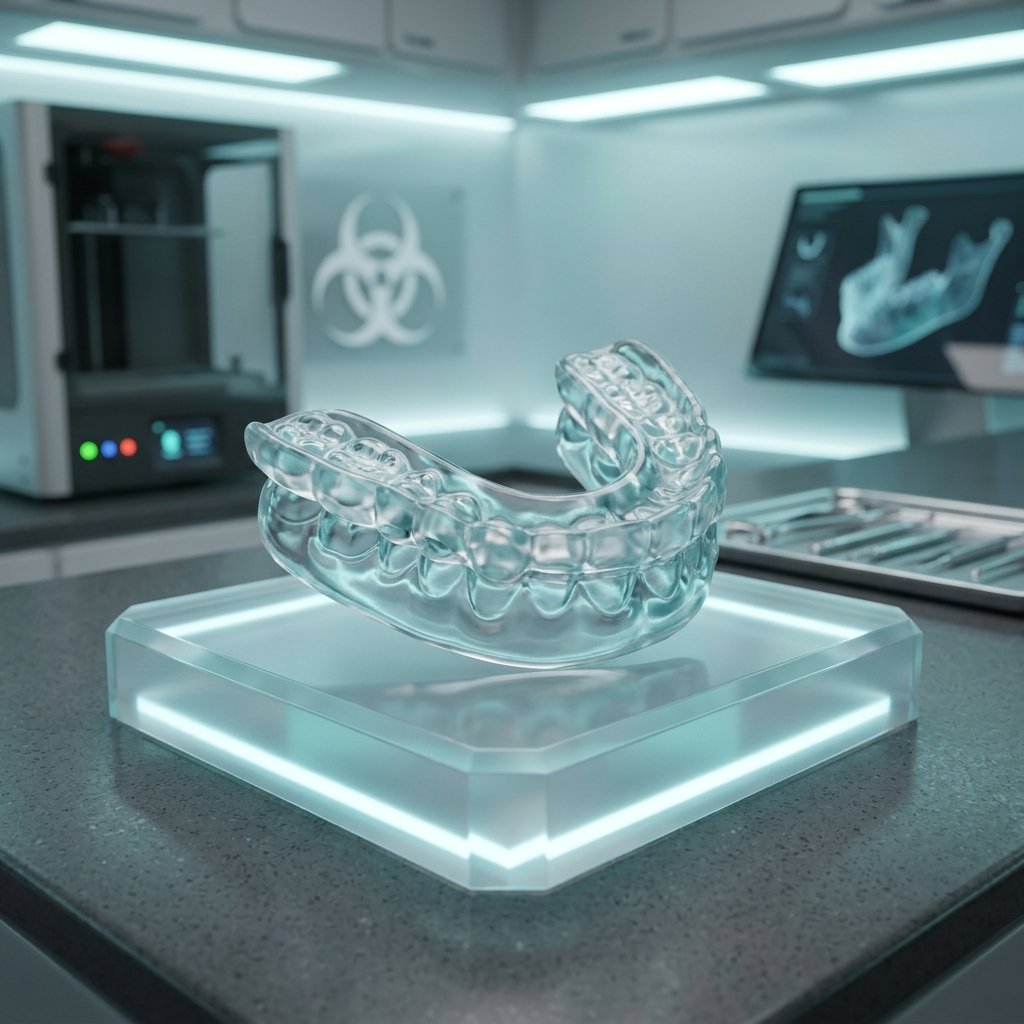 Bio-compatible dental jaw splint